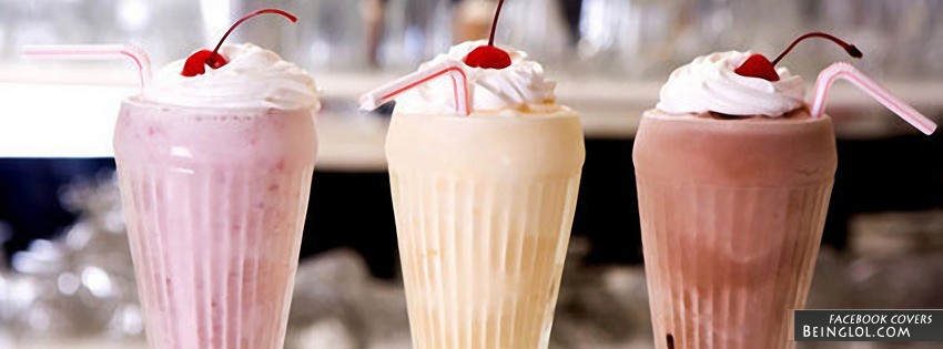 Yummy Milk Shakes Facebook Covers