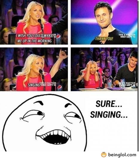 Yeah Britney We Are Sure You Meant Singing