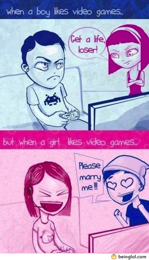 Girl Gamers Vs Boy Gamers