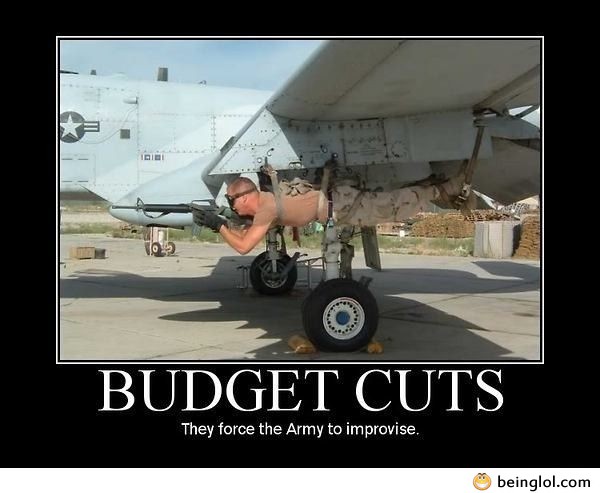 Funny Army Budget Cuts