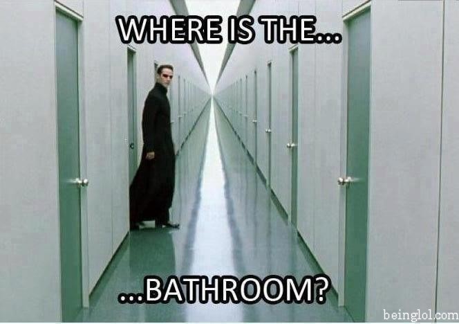 Where's the Bathroom ?