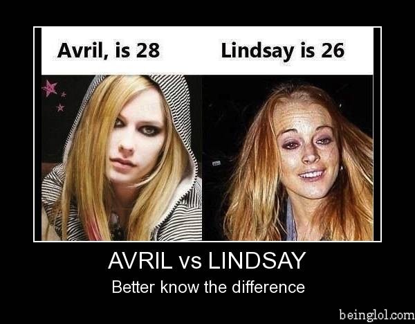 Avril Vs Lindsay Lohan
