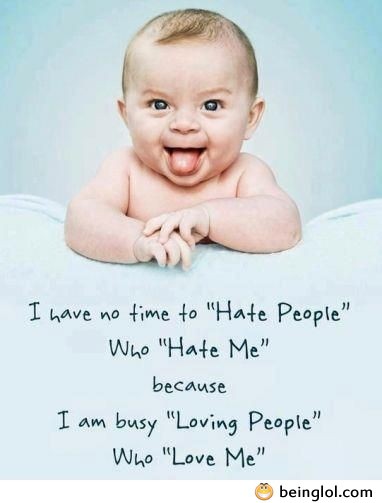 No Time to Hate People