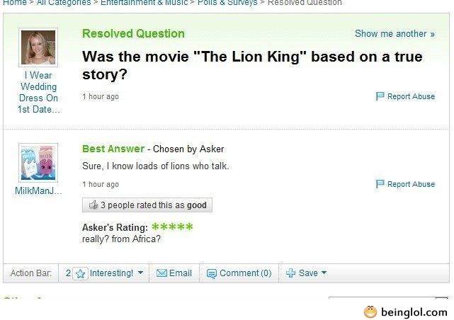 Was the Movie the Lion King Based On a True Story?