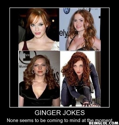 Ginger Jokes !