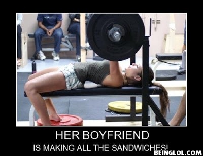 Her Bf Is Making All the Sandwiches !