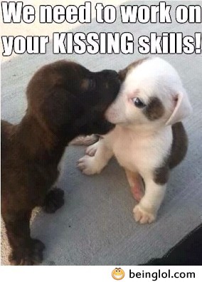 We Need to Work On Your Kissing Skills