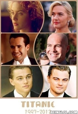 Titanic Cast Members - Then and Now.