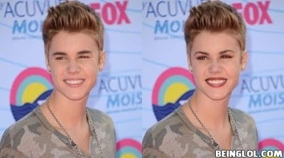 Bieber with Make Up