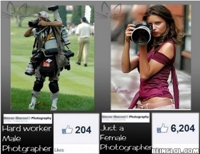 Photographers Male Vs Female !