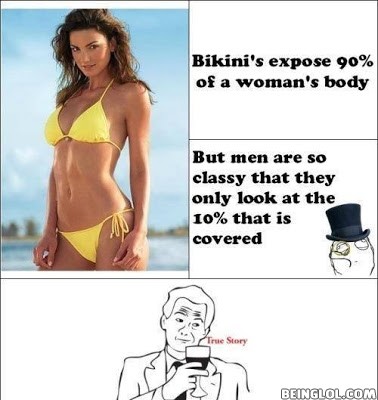 Fact About Men When Seeing a Girl In Bikini ...