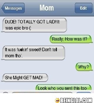 She Might Get Mad!