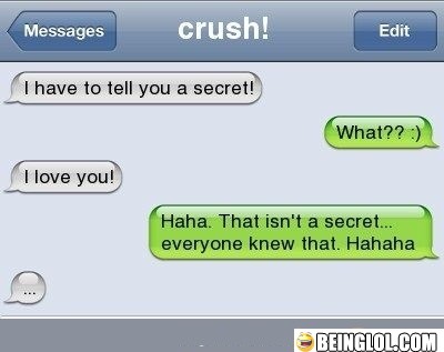 Telling a Secret to Your Crush.