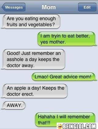 Great Advice Mom!