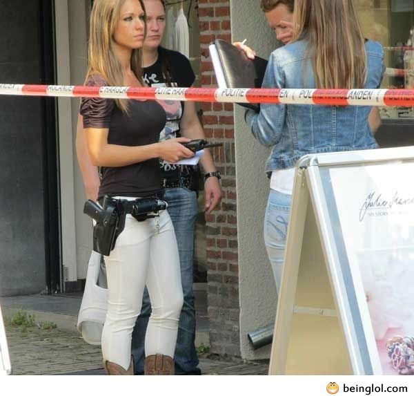 Incredibly Photogenic Dutch Cop