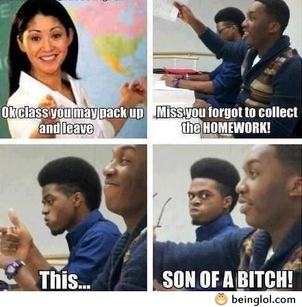 This Is What Happens All the Time In My Class