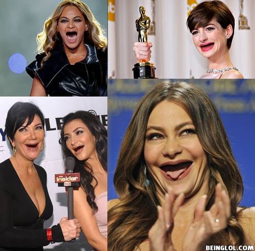 Celebrities Without Teeth