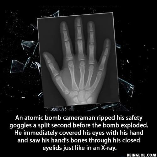 Did You Know That An Atomic Bomb Cameraman Ripped His...