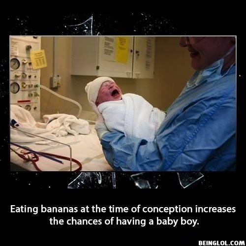 Did You Know That Eating Bananas During Conception....