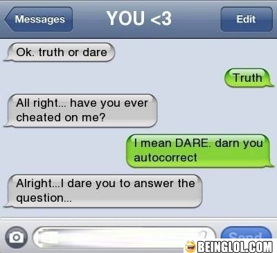 Boyfriend Busted by Clever Girlfriend In Truth Or Dare Game