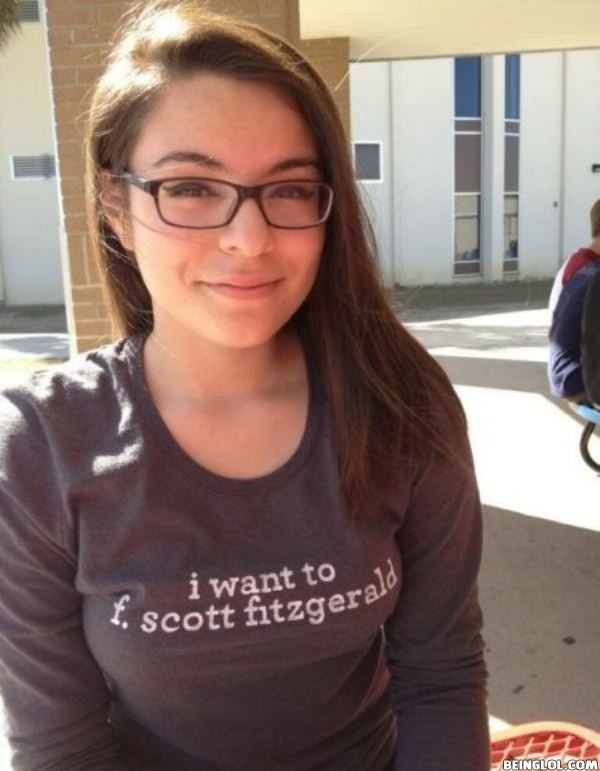 What’s On Her T-Shirt?