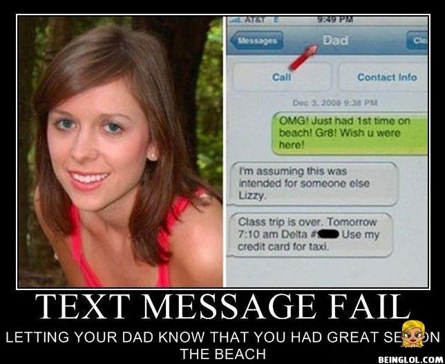 Text Message Fail