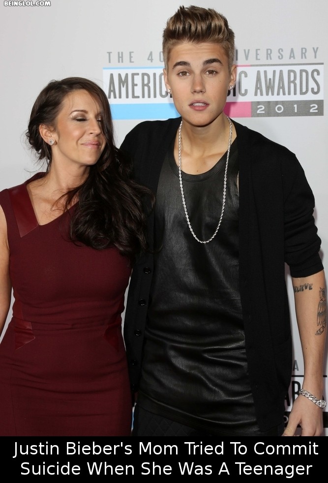 Did You Know That Justin Bieber’s Mom Tried to Commit Suicide When….