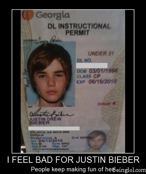I Feel Bad For Justin Bieber!