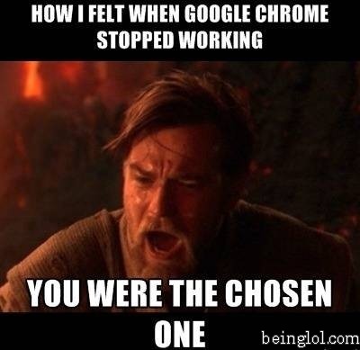 When Google Chrome Stopped Working