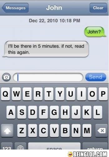 Smartest Text Ever!