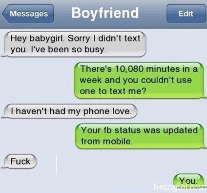 That Girlfriend Is Clever.
