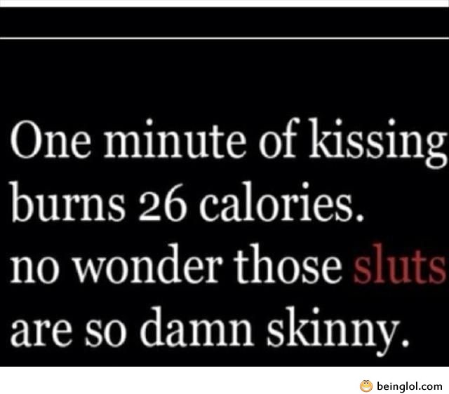 One Minute of Kissing Burn 26 Calories