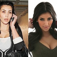 Real Face Of Kim Kardashian