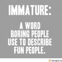 Are You Immature?
