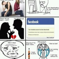 Break Ups- Real Life Vs Facebook