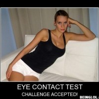 Eye Contact Test !