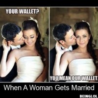When A Woman Gets Married !