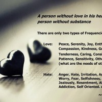 A Person Without Love In Their Heart