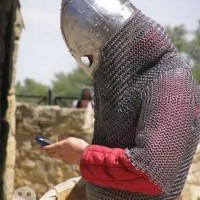 Medieval Chad Gets Bad News Via Text