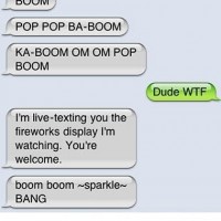 Funny Text Message Sounds Fireworks.