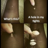 When Girls See A Hole….