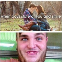When Boys Stare At You And Smile