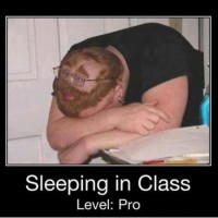 Sleeping In Class - Level-pro