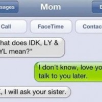 Moms Shouldn't Text.