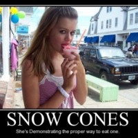How To Properly Eat A Snow Cone