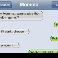 Hey Momma.. Wanna Play The Random Game