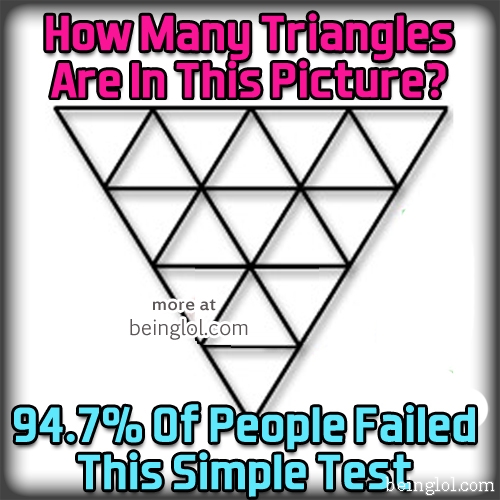 How Many Triangles are in this picture?