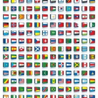 How many flags are in this picture?