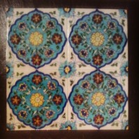 How many flowers in these tiles?